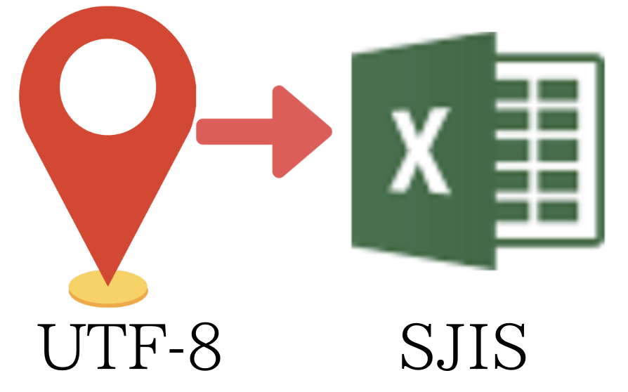 GeoDiveExaのファイル文字コードはutf-8です。Excelはsjisなので変換が必要な場合があります。