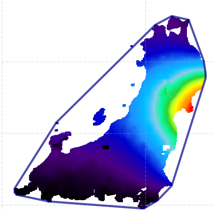国土地理院PatchJGD相当の地殻変動補正を実装する(1)
