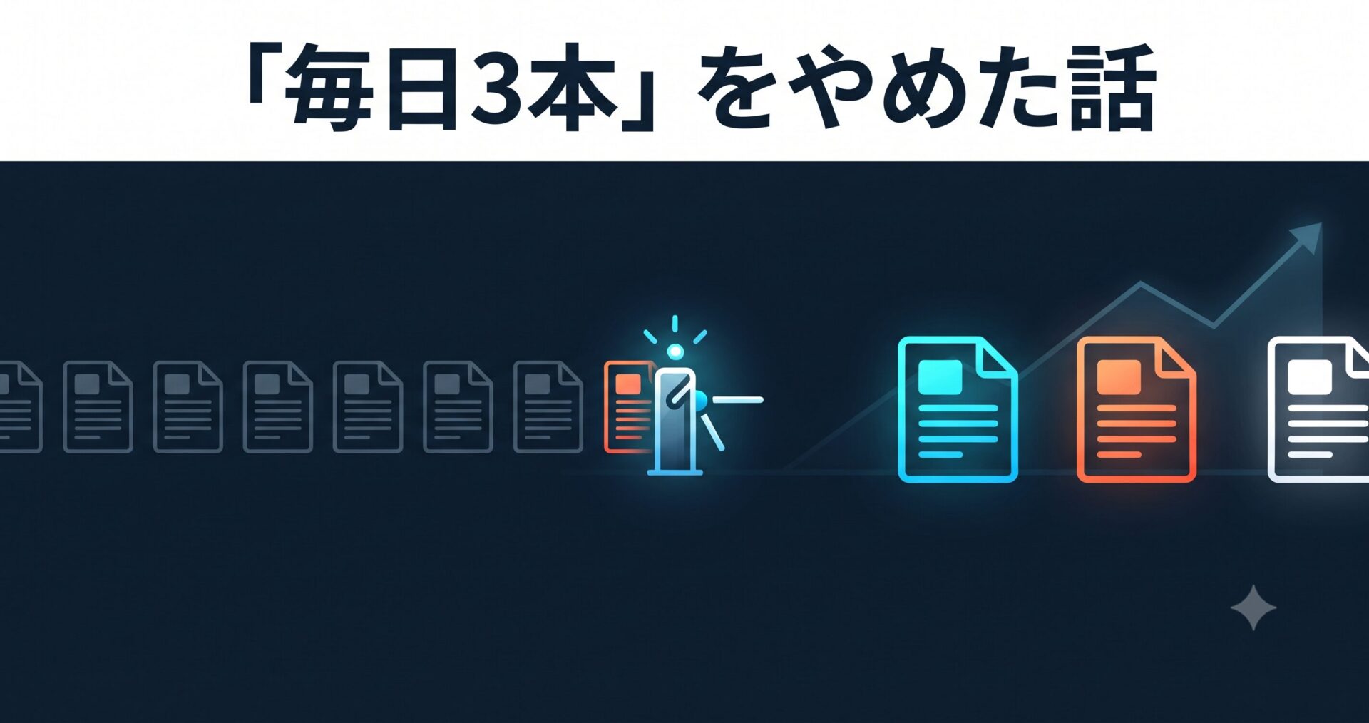 「毎日3本」をやめた話 — ブログ運用を重複回避・質優先に切り替えた理由