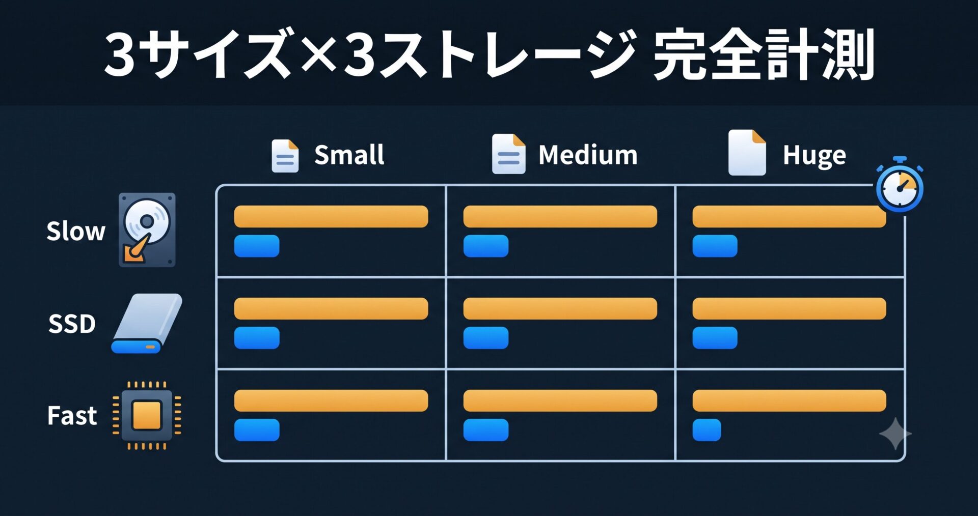【開発中】UwView Pro ベンチマーク完全版 — 3GB/10GB/48GB × HDD/SSD/内蔵SSD の9マスで klogg と本気比較